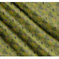 thumbnail image 3 of Soimoi Green Cotton Poplin Fabric Mix Fruits Printed Craft Fabric by the Yard 42 Inch Wide, 3 of 7