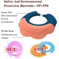 thumbnail image 5 of Toddler Shower Cap,Adjustable&nbsp; Shampoo Cap Silicone Waterproof Hair Washing Shield for Toddler Child, 5 of 5