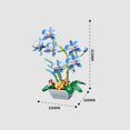 thumbnail image 1 of Orchid Pot Plant Building Blocks Set Bonsai Flower Bouquet MOC Vase Model For Adults, 1 of 10