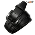 thumbnail image 6 of SUOSDEY Nickle Free Leather Belts for Men Coffee Belts for Jeans with Plastic Buckle, 6 of 6