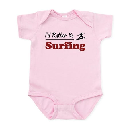 

CafePress - Rather Be Surfing Infant Bodysuit - Baby Light Bodysuit Size Newborn - 24 Months