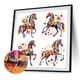 thumbnail image 4 of 5D DIY Taladro Parcial AB Diamante Pintura Caballo Arte Del 45x45cm, 4 of 8