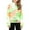 X1Light Green, variant on uikmnh Girls Half Zip Pullover Solid Color Hooded Sweater with Pocket Autumn Teen Outerwear Size:7-8 Years