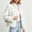 White, variant on Njagoc3 Womens Oversized Funnel Neck Bomber Puff Jacket Windproof Waterproof Lightweight Shacket Spring Fall Outerwear