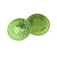 thumbnail image 2 of Vacaciones de San Patricio, chapado de vacaciones, trébol de cuatro hojas de la suerte, monedas de oro, monedas de juguete de plástico, 2 of 4