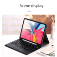 thumbnail image 2 of Funda protectora con ranura para lápiz y teclado Bluetooth de Apple para iPad Pro de 110,2 pulgadas de 2024, funda con luz colorida para tableta Air6, 2 of 6