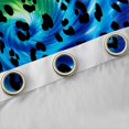 thumbnail image 4 of jejeloiu Retro Tie Dye Blackout Curtains Set of 2 (52x84 Each),Leopard Cheetah Print Window Curtains,Watercolor Tie-Dye Curtains and Drapes For Adult,Super Cozy Room Decor, 4 of 6