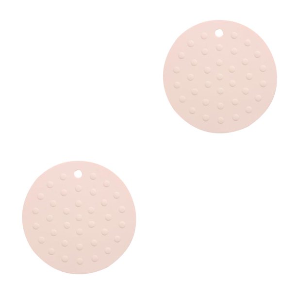 Cateissary Almohadillas redondas de gel de sílice resistentes al calor, tapetes para tazones de , cojín antideslizante, olla de colocación, Type1 NO1