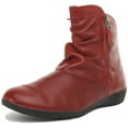 thumbnail image 6 of Josef Seibel Naly 24 Women's Leather Casual Ankle Boot With Side Zips In Carmin Size 8, 6 of 6