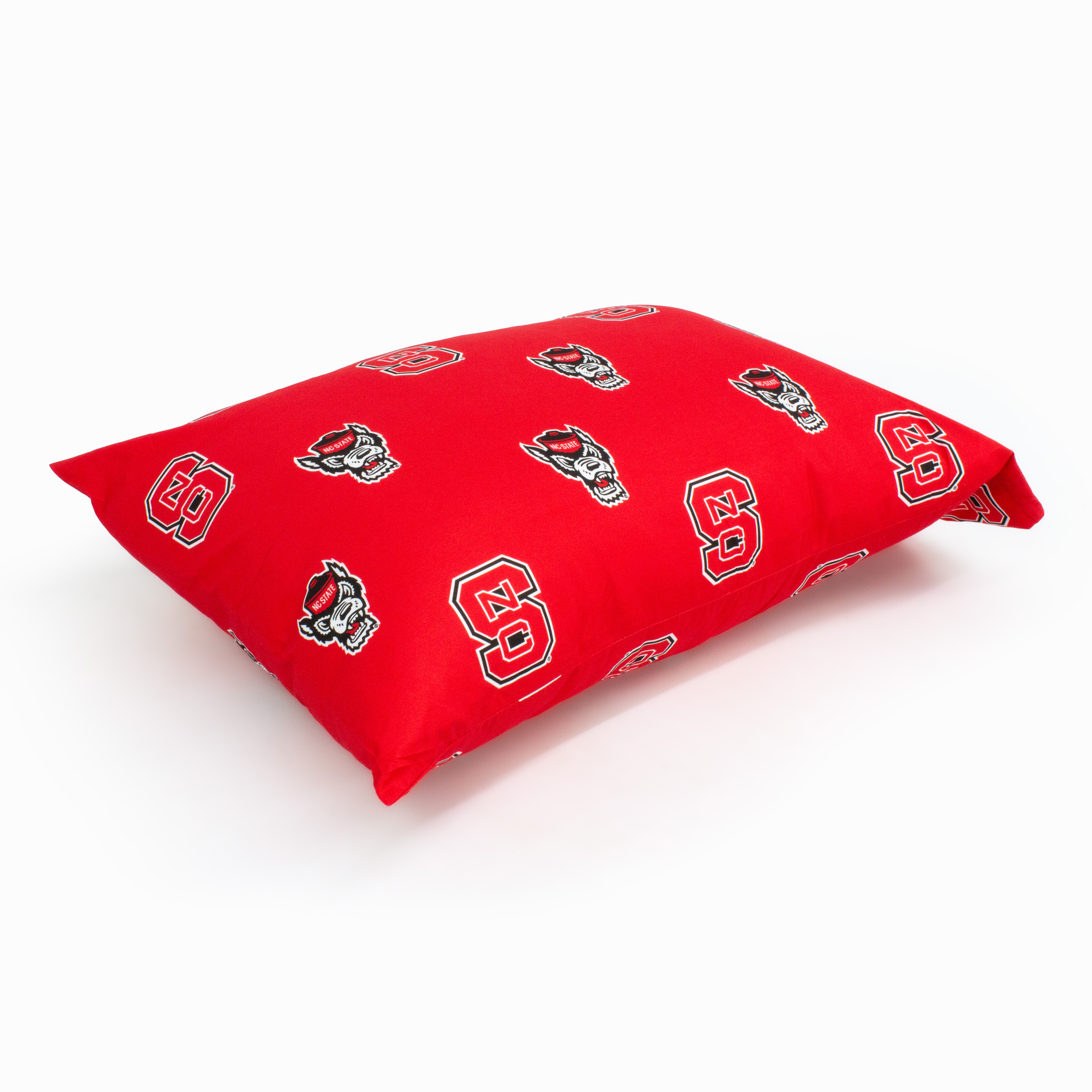 North Carolina State Wolfpack Pillowcase Pair, King, 20" x 40" (2 King Pillowcases)