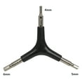 thumbnail image 4 of Bike Shop 3 Sided Allen Wrench 4 mm, 5 mm, 6 mm Heads, Bicycle Tool, Black, 4 of 5