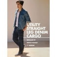 thumbnail image 3 of Wrangler® Men's Straight Leg Denim Cargo Pants, 3 of 8