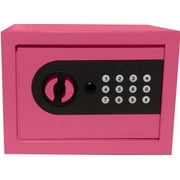 AbleHome Electric Lock Safe, 9.10 in * 6.75 in * 6.75 in Steel Pink
