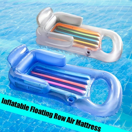 Inflatable Floating Row Beach Swimming Air Mattress Pool Lounge 