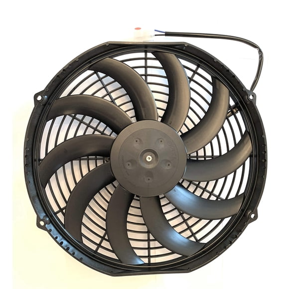SPAL 30101522 Extractor de ventilador de 12 pulgadas, aspas curvas, 12 voltios, alto rendimiento, 1226 cfm VA10-AP50/C-61A