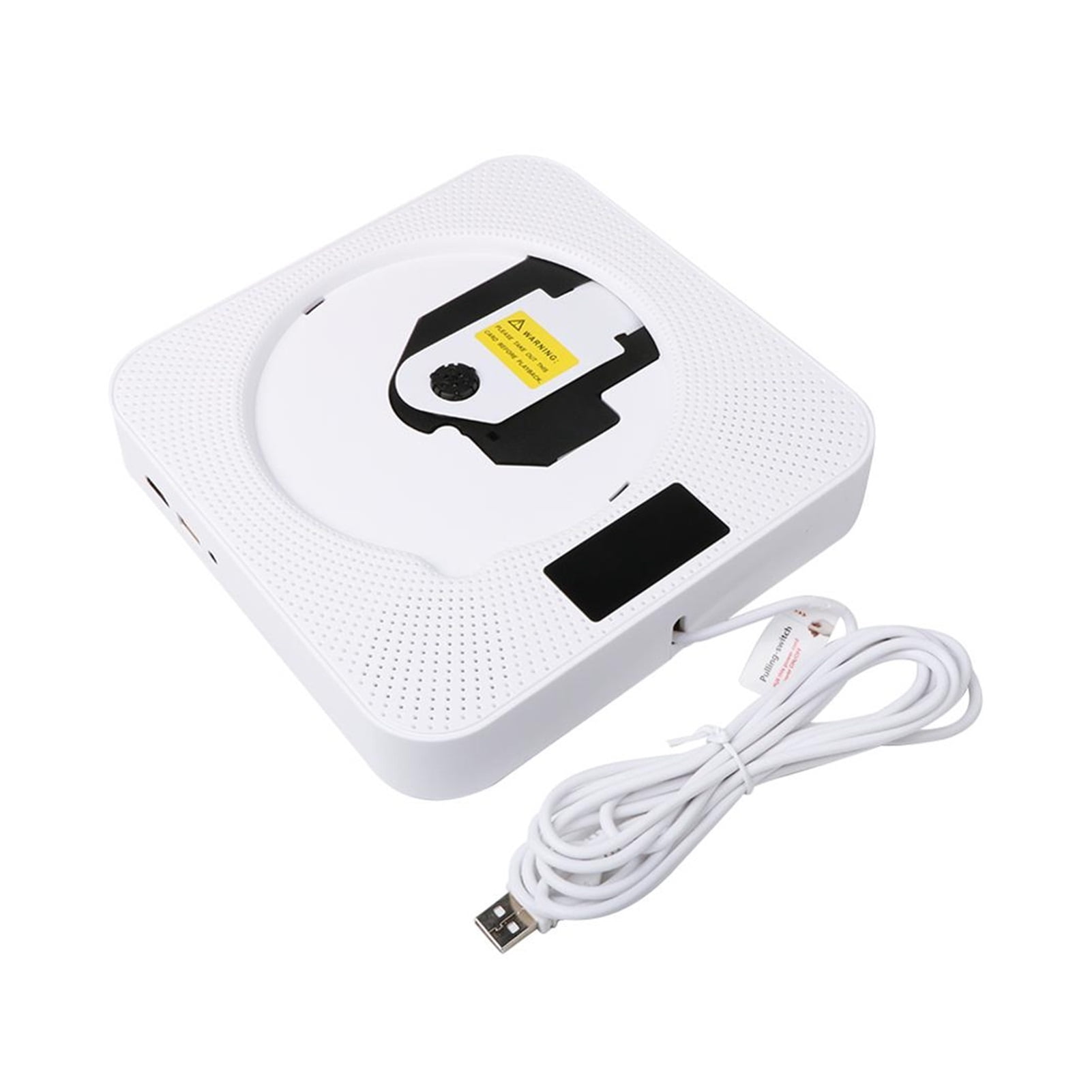 Portable Music CD Player Bluetooth-compatible Desktop Wall Mount Smart DVD Player Remote Control Hi-Fi Speaker FM Radio USB MP3 ,Easy to Install