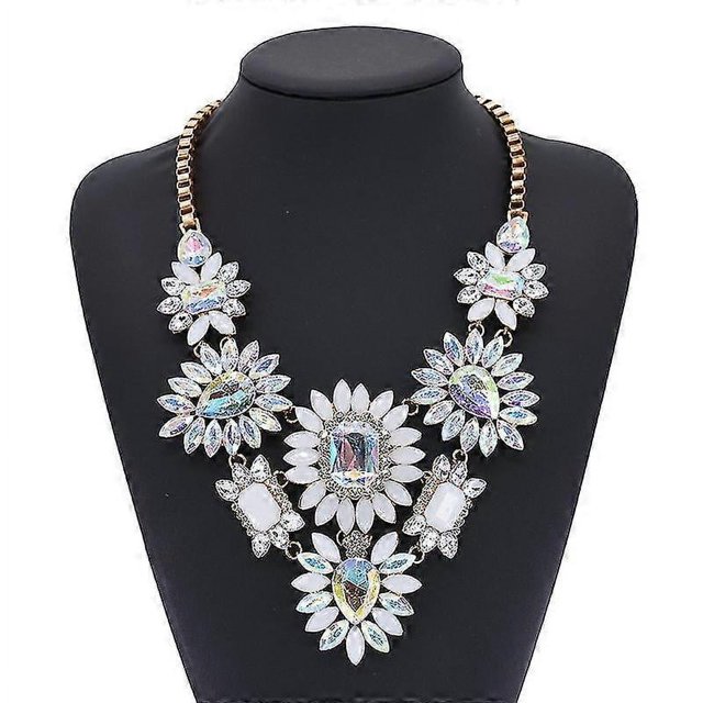 2023 Nuevo collar gargantilla de cuello grande con declaración étnica india Za para mujer, 12