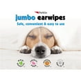 thumbnail image 6 of Petkin Jumbo Pet Ear Wipes, 80 Extra Moist Wipes, 6 of 7