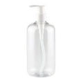 thumbnail image 2 of ievspot 4PCS Clear Hand Soap Dispenser Bottle for Liquid Lotion Shampoo Detergent, 500ml Plastic Refillable Press Bottles for Hotel Kitchen Bathroom Home, 2 of 8