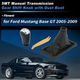 thumbnail image 3 of Pomo de Cambio Manual de Transmisión de 5 Velocidades 5MT para Ford para Mustang Base GT 2005 2006 2007 2008 2009 con Bota de Cambio No.8R3Z7277AA/5R3Z7213BAA, 3 of 7