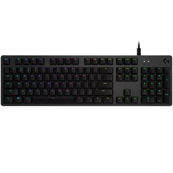 Logitech G512 Wired Gaming Keyboard with Lightsync RGB, Black