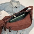 thumbnail image 3 of Bolso Mano Bandolera Crescent Hombro Ante Sintético Slouchy para Mujer, 3 of 9