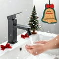 thumbnail image 4 of CuiLiyq Christmas Hand Towel for Drying Bathroom Decor, Soft Cute Bell Christmas Kitchen Towel Dish Towel for Christmas Decor, Hanging Hand Towel for Christmas Winter Decoration (Bell), 4 of 6
