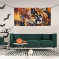thumbnail image 2 of Pofeuu Abstract Lion Painting Print Colorful Yard Festival Banner Sign Party Outdoor & Indoor Party Decoration Banne Festival Yard Sign-Small, 2 of 8
