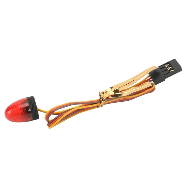 Lumière d'Alarme de Voiture RC, Ronde 3 Couleurs Légère Compacte Haute Simulation Lumières LED pour Voiture RC 1/10 Bleu, Rouge, Jaune