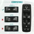 thumbnail image 4 of Unique Bargains 1Pcs Front Left Driver Side Master Power Window Switch for Dodge Dart 2013-2016 68271217AA 56046568AC, 4 of 8