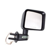 Rugged Ridge by RealTruck Door Mirror Kit for Wrangler YJ/TJ | LED Turn Signals, Black | 11015.01 | Compatible with 1987-2002 Jeep Wrangler YJ/TJ