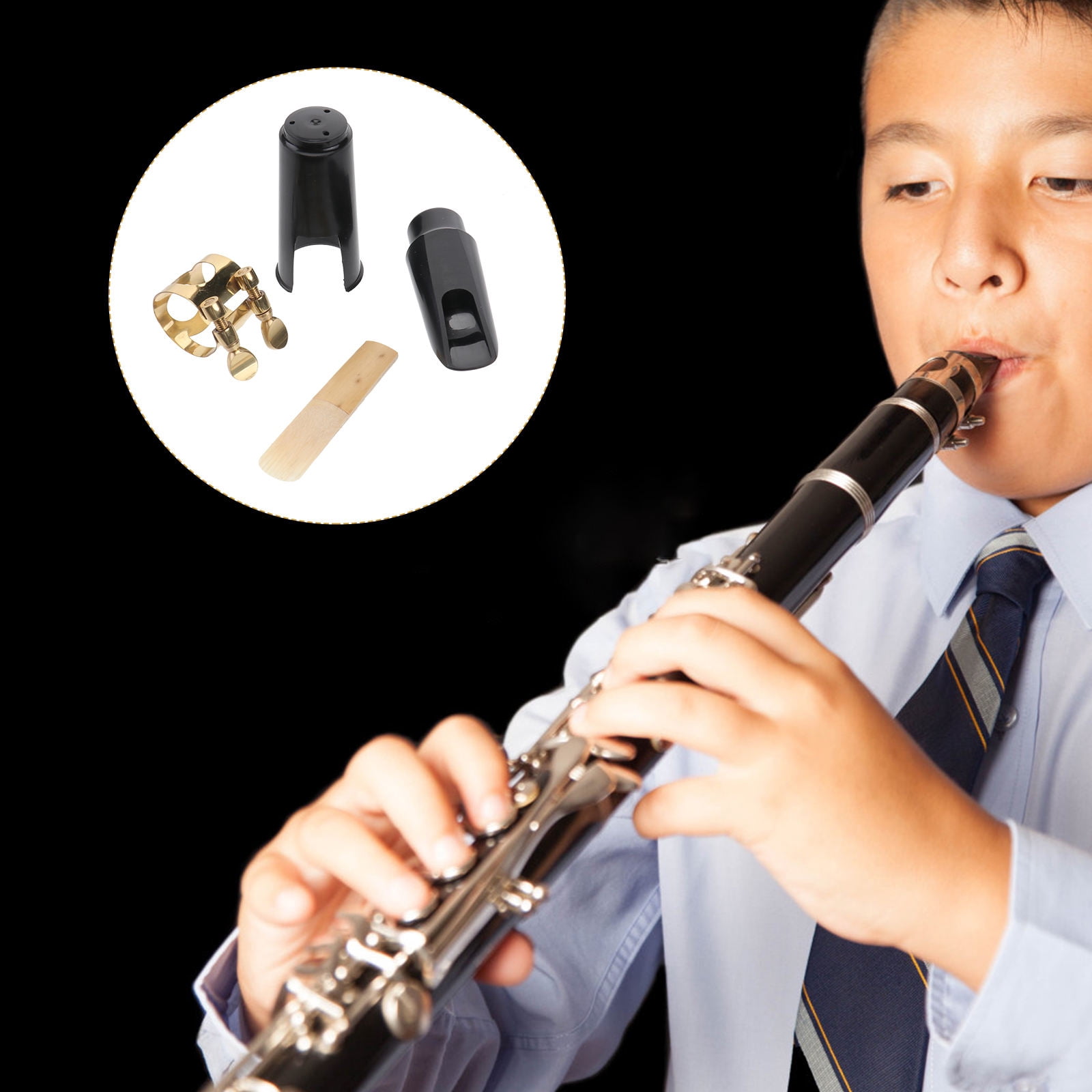 HEMOTON Clarinet Bolwtorch Kit for Bb Clarinet (Black)