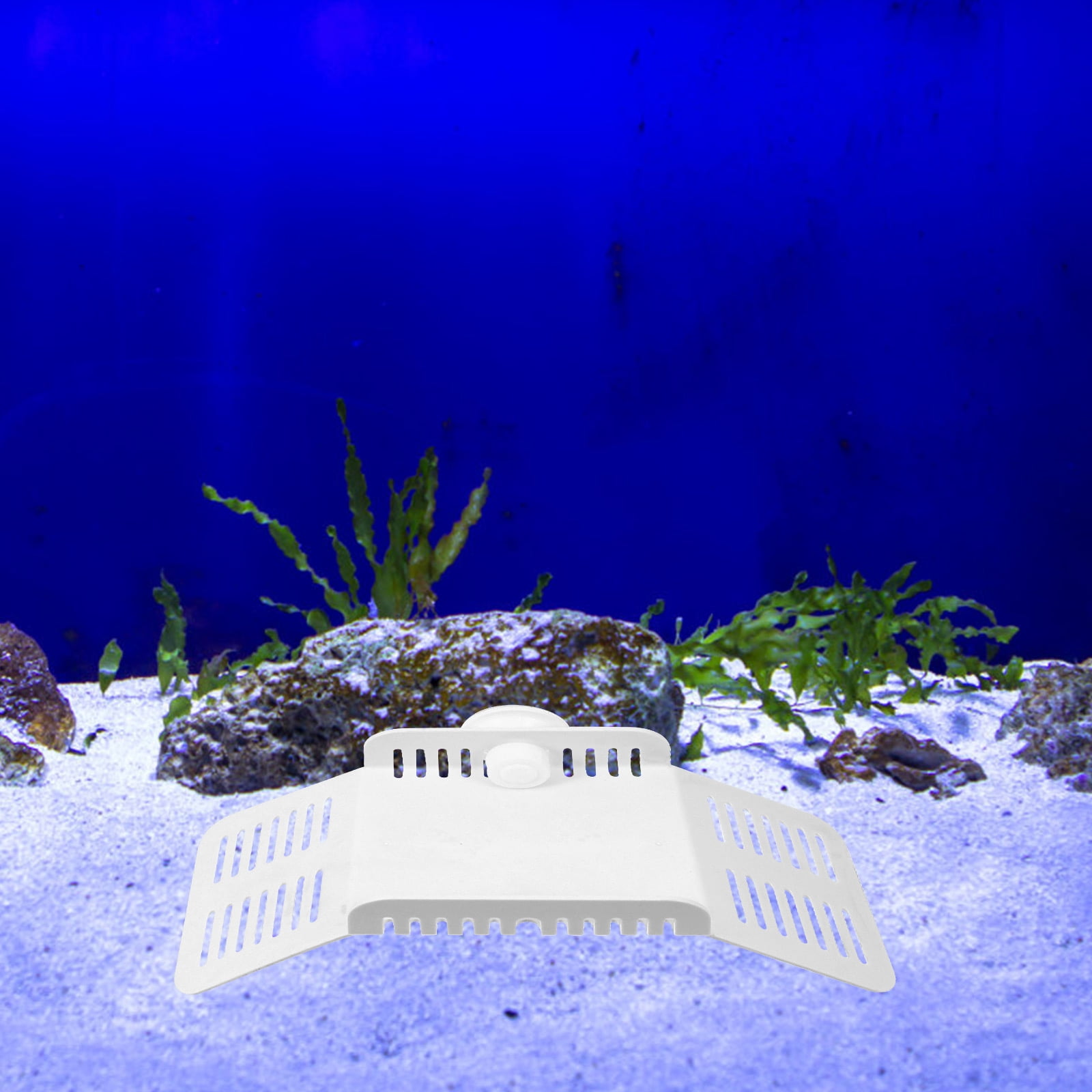 Alasum White Plastic Reptile Dock and Turtle Basking Platform for Fish Tanks, 1 Piece