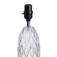 thumbnail image 5 of Mainstays Mini Clear Glass Table Lamp with Shade 12.75"H-Geo Texture & Glossy Finish, 5 of 6