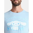 thumbnail image 4 of Sanrio Men's and Big Men's Cinnamoroll Graphic Tee, Sizes S-3XL, 4 of 5