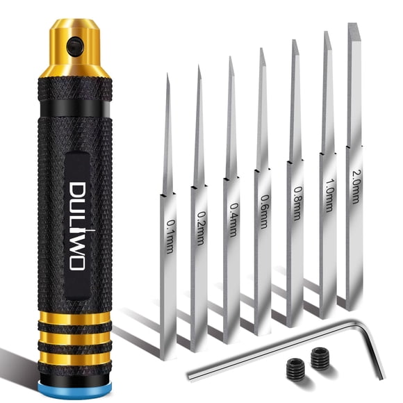 Cincel modelo Scriber DULIWO Prime Scriber Gundam con 7 cuchillas