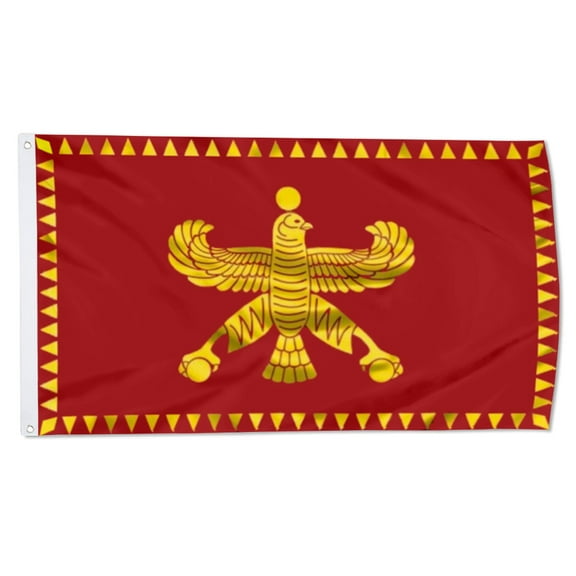 Yanbooch Achaemenid Empire flag banner with Grommets Man cave Decor 3x5Feet