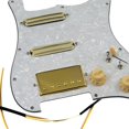 thumbnail image 4 of SSH Prewired Guitar Strat Pickguard Set Ainico 5 Humbucker Pickups Coil Splitting Switch Multi Switch Harnesses ,For Fender ST Electric Guitar Part Replacement, 4 of 6