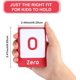 thumbnail image 5 of Flash Cards Set of 4, Numbers, Alphabets, Colors and Shapes, 100 Cards with 200 Pictures, Educational Learning Flashcards for Education, 5 of 5