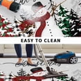 thumbnail image 5 of Gray Christmas Outdoor Rug for Patio/Deck/Porch, Non-Slip Large Area Rug 6 x 9 Ft, Snowman Snowflake Xmas Tree Indoor Outdoor Rugs Washable Area Rugs, Reversible Camping Rug Carpet Runner, 5 of 8