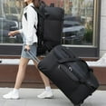thumbnail image 2 of Large Capacity Expandable Trolley Luggage Bag, That Can Be Carried, Handled Or Pulled On Wheels, 2 of 4