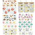 thumbnail image 3 of 8 Uds Pegatinas Transferencia UV DTF Dibujos Animados Pegatinas Bonitas Impermeables DIY 23x11cm, 3 of 9