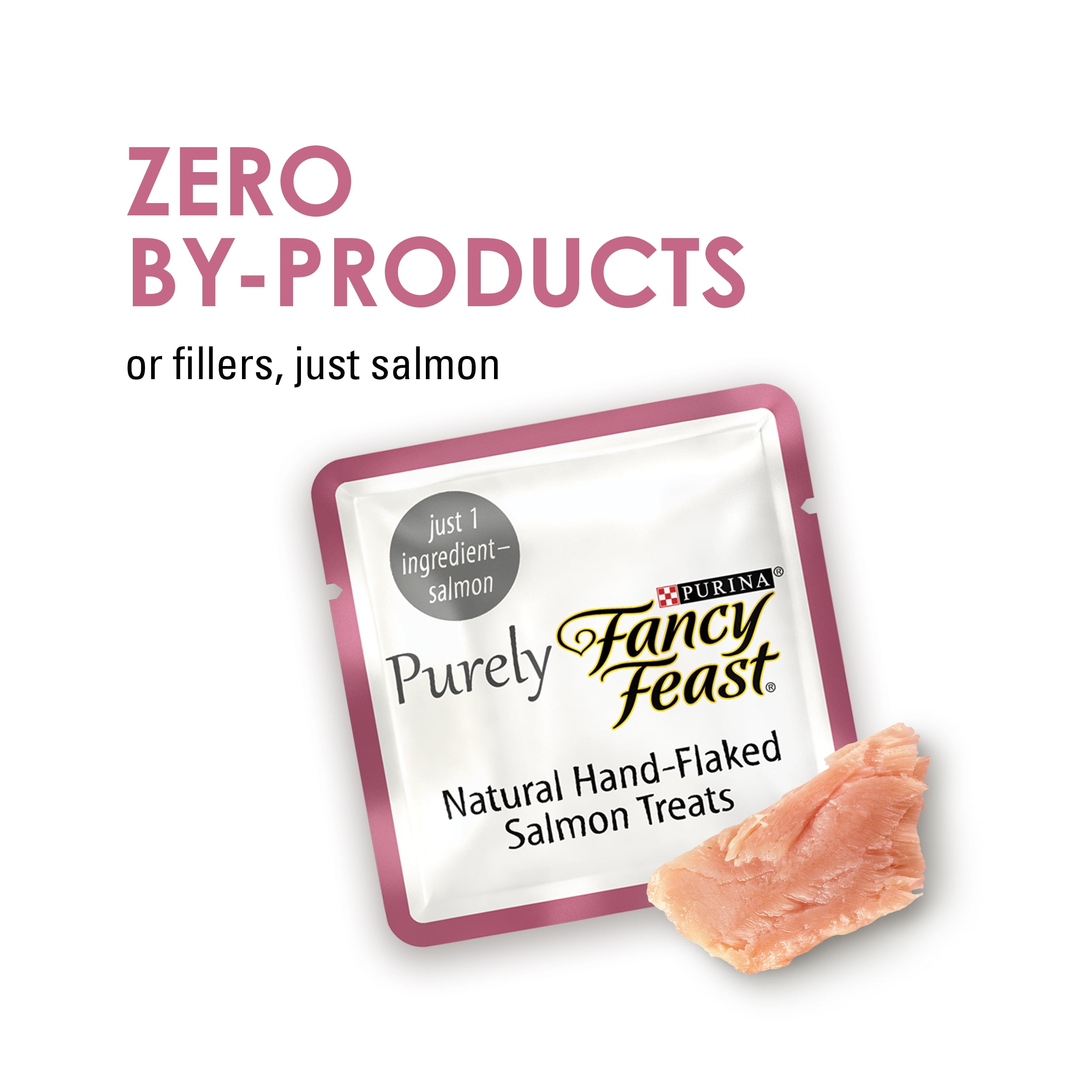 Fancy Feast Purely Natural Hand-Flaked Salmon Cat Treats Fancy Feast Purely Natural Hand-Flaked Salmon Cat Treats