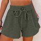 thumbnail image 1 of MKLEKYY Pantalones Cortos para Mujer, de Primavera y Verano, con Bolsillos y Lazo, de Color Liso, Informales, para Deportes y Ocio, Transpirables y Elegantes., 1 of 4
