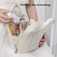 thumbnail image 5 of Travel Makeup Bag Cosmetics Storage Bag Portable Skincare Bag for Traveling Waterproof PU Leather M, 5 of 5