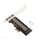 thumbnail image 2 of 2X Tarjeta Adaptadora M.2 NVME SSD A PCIe 4.0 64 Gbps M-Key PCIe4.0 X4 para PC de Escritorio PCI-e GEN4, 2 of 5