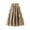 Khaki Skirts for Women, variant on Deals of The Day Clearance Iumwxz Gauze A-Line Tiered Pleated Skirts Casual Summer Skirts Solid Skirt Elastic Mid Waist Mid-Length Skirt for Womens Delightful Travel