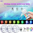 thumbnail image 3 of Rf Wireless Swimming Pool Light Led With Magnet Aquarium Ip68 Waterproof Fountain Pool Underwater Lighting Rgb Landscape Light, 3 of 5
