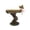 D, variant on SLYNSHome Bird Bath Outdoor Decoration,Metal Flower Birdbath Garden Birdfeeder with Metal Stake