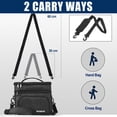 thumbnail image 3 of INSMEER Bolsa del Almuerzo, 16 Litros Lonchera T&eacute;rmica para Comida Reutilizable Hielera Termica de 2 Capas para Hombres y mujeres, grande Capacidad Bolsa t&eacute;rmica para oficina (Ne, 3 of 7